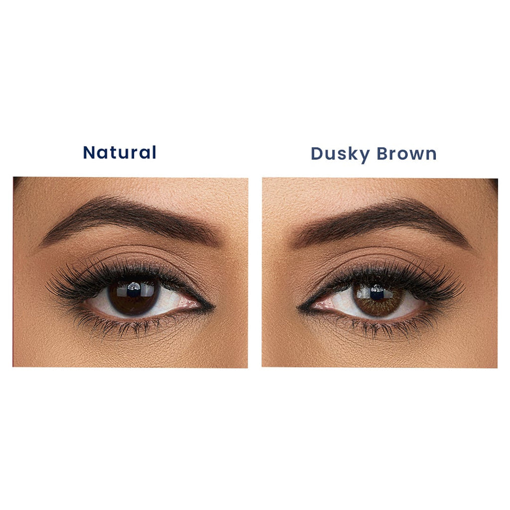 Aquacolor Zero Power Daily Disposable Combo dusky brown & submarine blue
