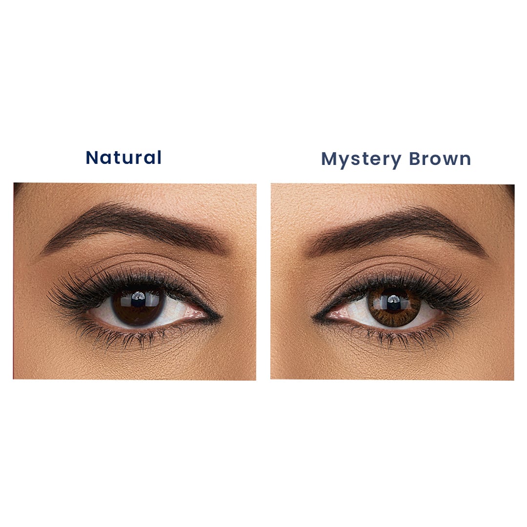 Aquacolor Zero Power Daily Disposable Combo dusky brown & mystery brown