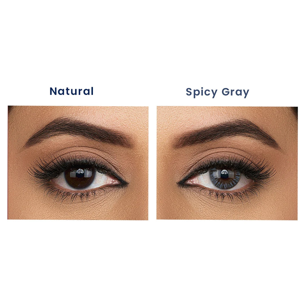 Aquacolor Zero Power Daily Disposable Combo misty gray ,stormy gray & spicy gray
