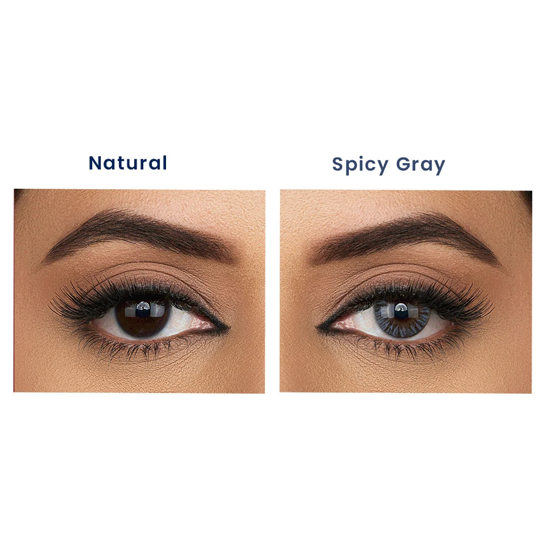 Aquacolor Zero Power Daily Disposable Combo misty gray ,stormy gray & spicy gray