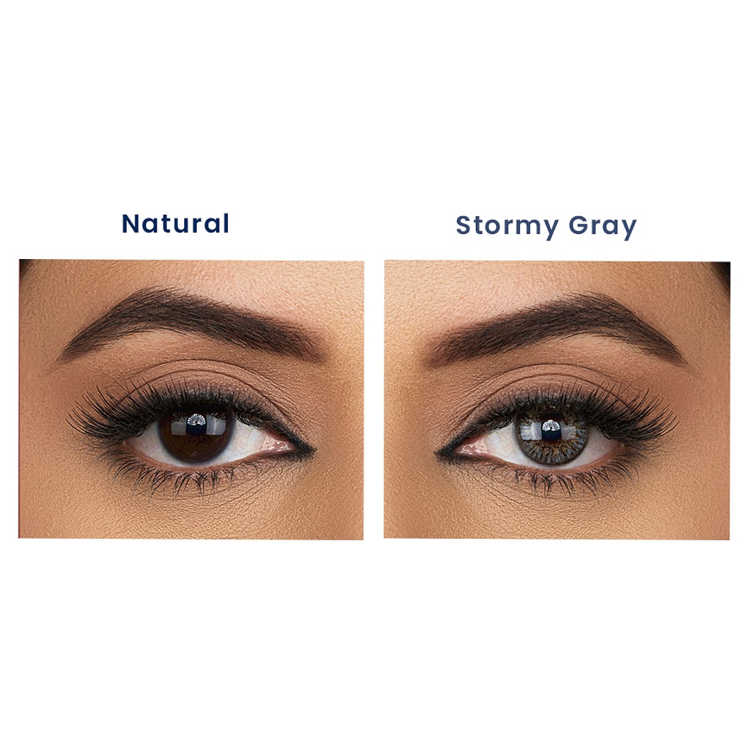 Aquacolor Zero Power Daily Disposable Combo spicy & stormy gray