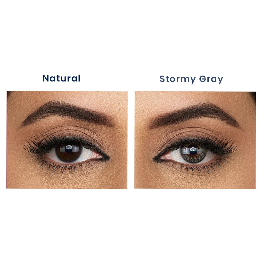 Aquacolor Zero Power Daily Disposable Combo misty gray ,stormy gray & spicy gray