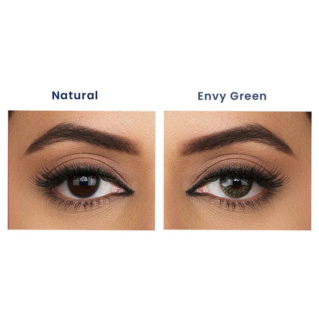 Aquacolor Zero Power Daily Disposable Combo mystery brown & envy green