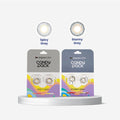 Aquacolor Zero Power Daily Disposable Combo spicy & stormy gray