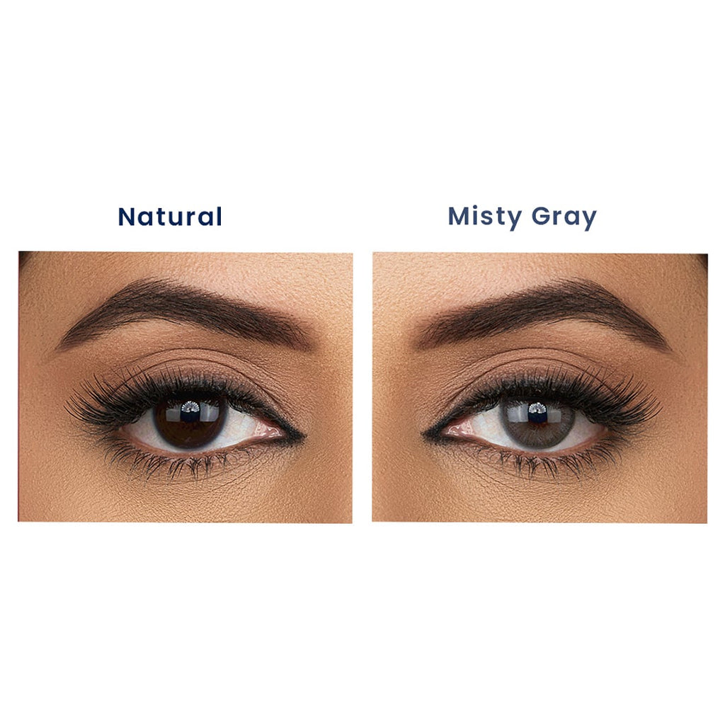 Aquacolor Zero Power Daily Disposable Combo walnut brown & misty gray